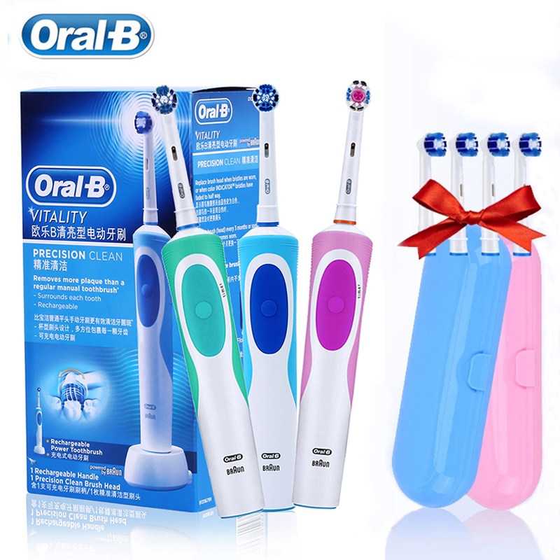 Oral B Electric Toothbrush Adult Rotation Clean Teeth Rechargeable