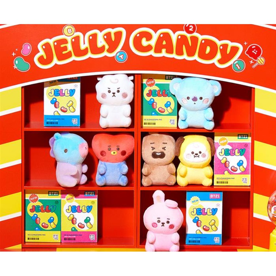 BT21 Official Jelly Candy Baby Mini Plush Line Friends | Shopee