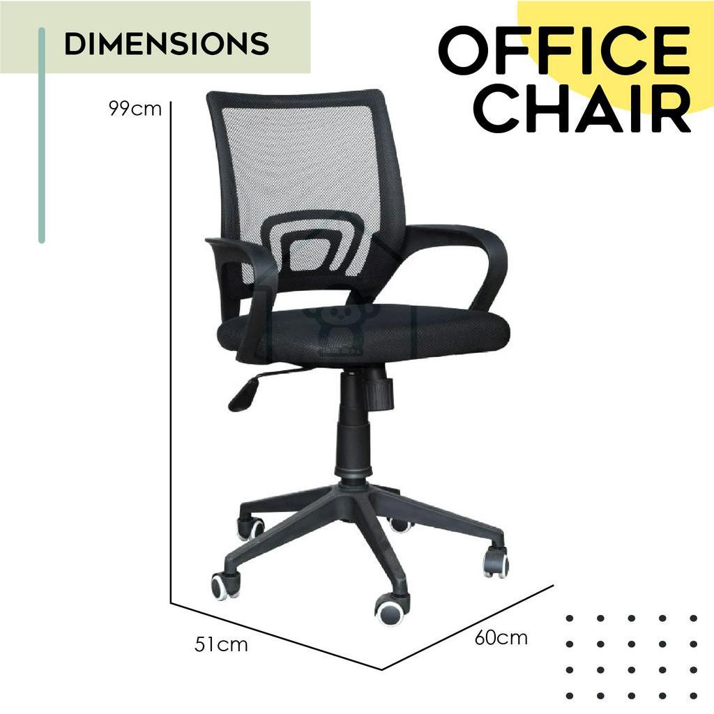 OFFICE CHAIR ERGONOMIC DESIGN /MESH CHAIR/MEDIUM BACK CHAIR/STUDY CHAIR ...