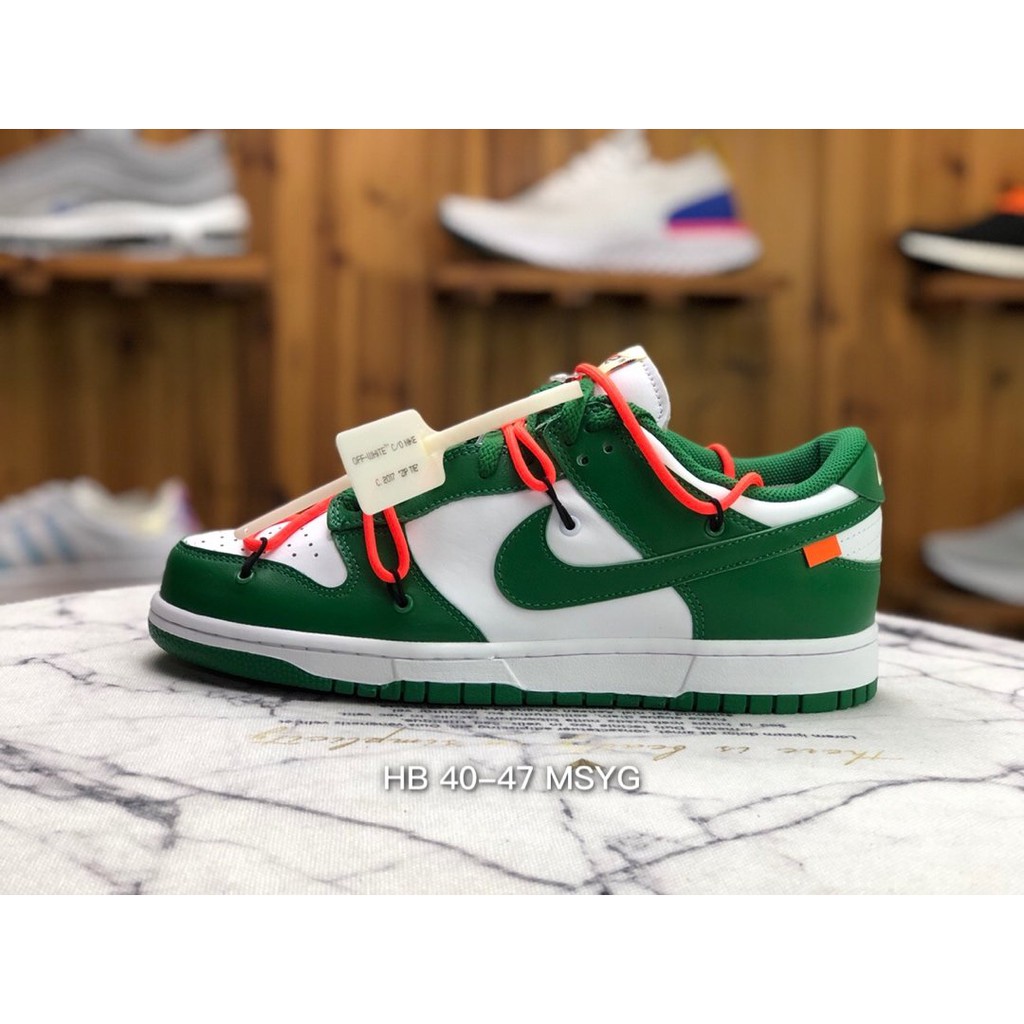 Off-White x Dunk Low 'Pine Green' CT0856-100