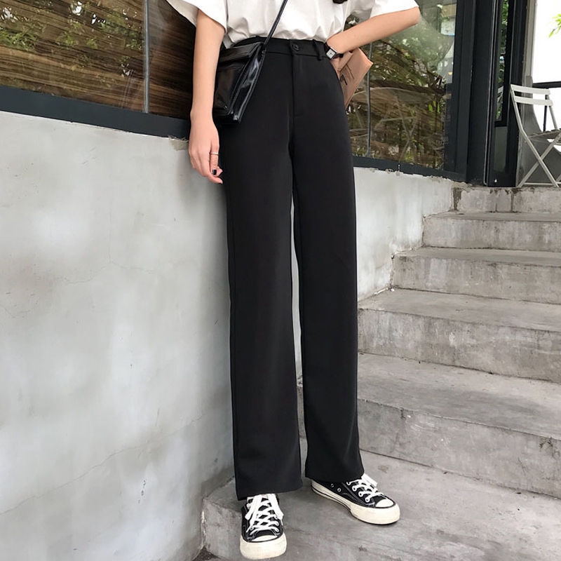 Women's Black Casual Trousers