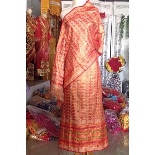 Songket Bride And Groom Bottoms Graduation Carnival Dance Party Fabric ...
