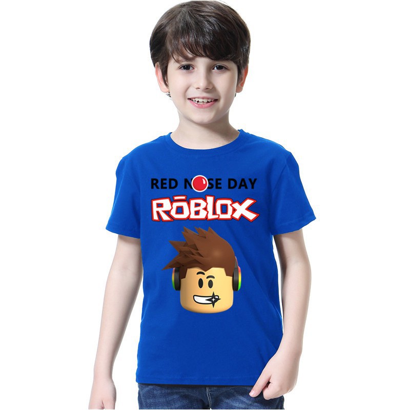 Roblox Children's Short Sleeve T-shirt Cotton Summer Children