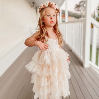 White tutu flower girl on sale dress