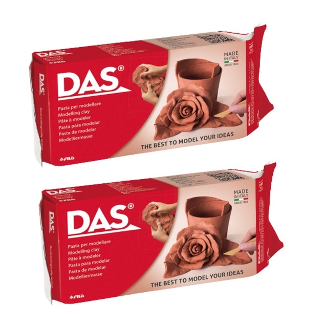 Das Air-dry Modelling Clay 500G Terracotta Pack of 2 | Shopee