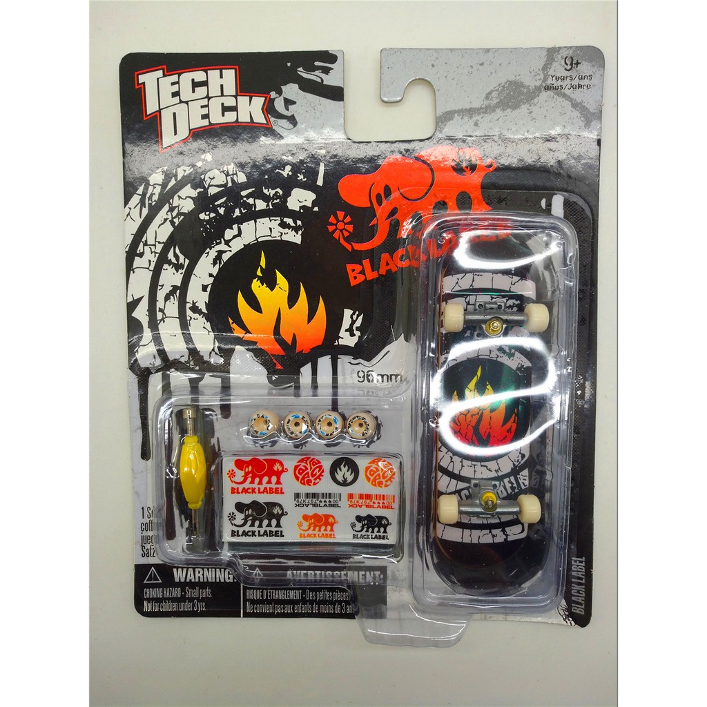 Tech Deck 96mm Fingerborad Skateboard Black Label E32J Shopee