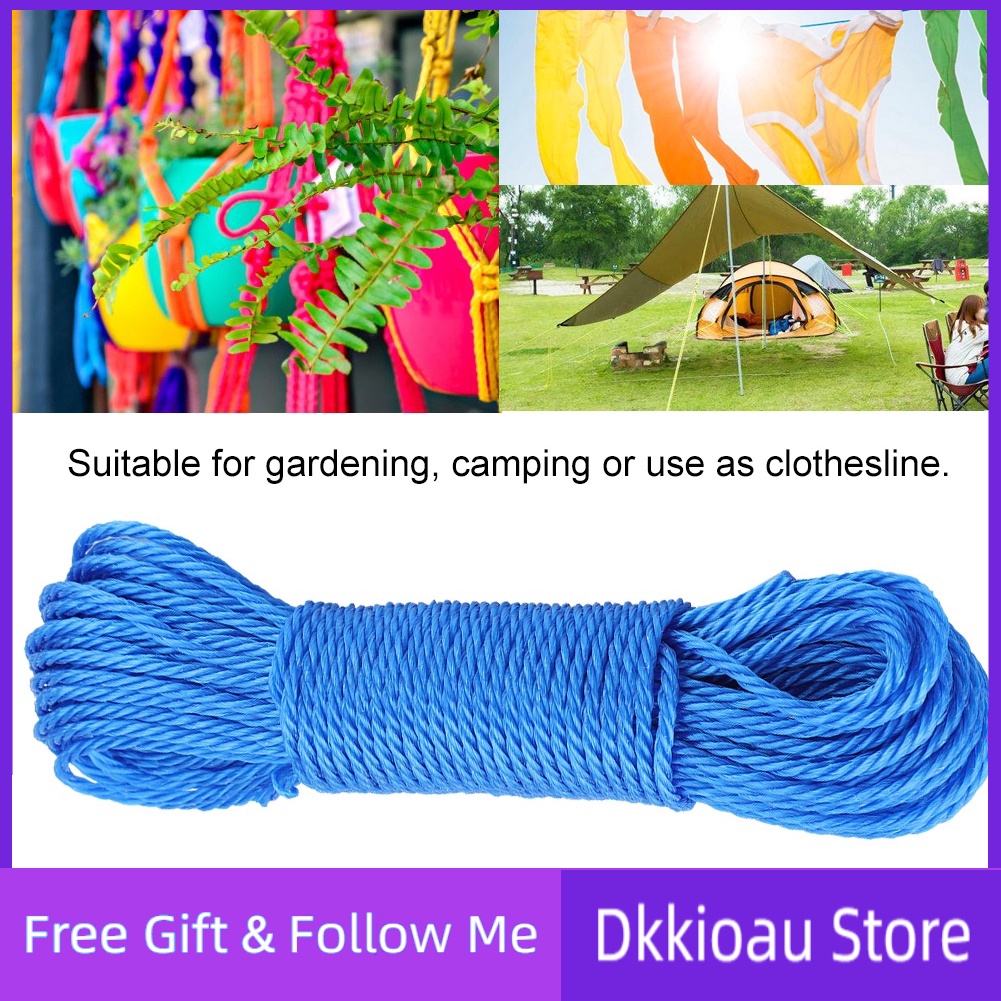 [READY STOCK] 20m Nylon Rope Lines Cord Clothesline Garden Camping ...