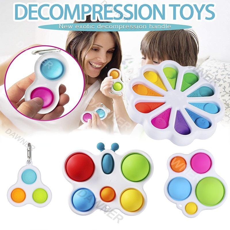 [SG Seller] Silicone Funny Simple Dimple Digits Fidget Toys Baby Fat ...