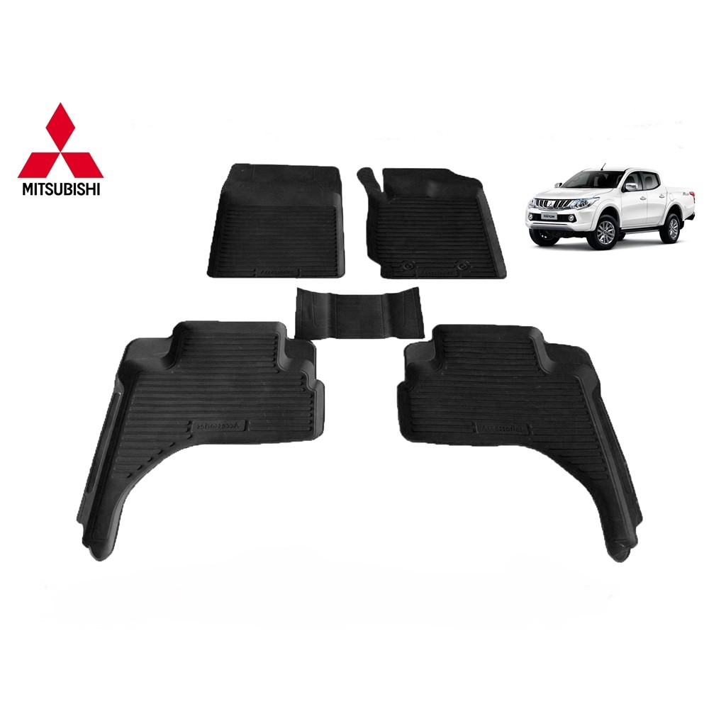 Mitsubishi Triton 20152019 EVA Rubber Car Mat Set) Shopee Singapore