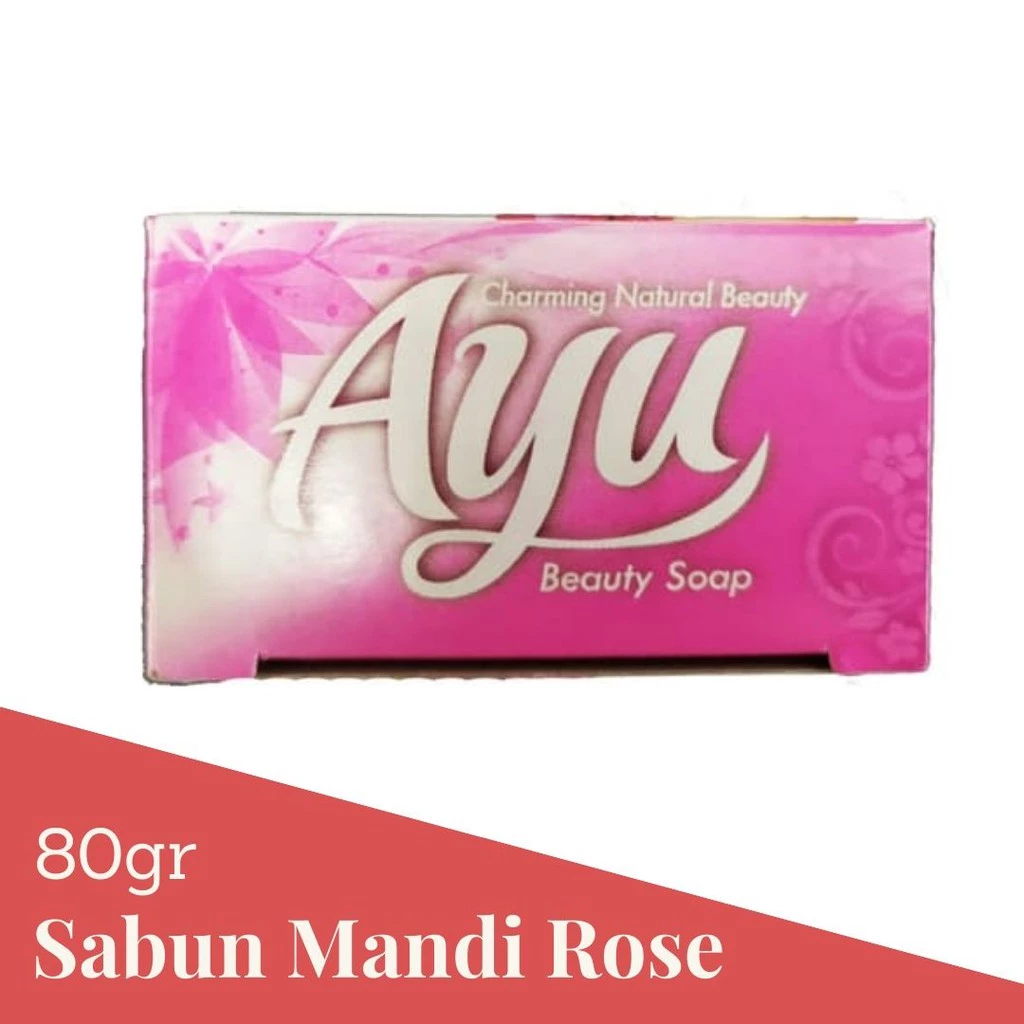 Ayu Beauty Soap 80gr Sabun Mandi Lovely Rose Pink 1Pcs - Gambar 3
