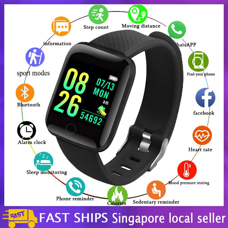 [SG Stock] Smart Watch Men's And Women's Waterproof Fitness Watch