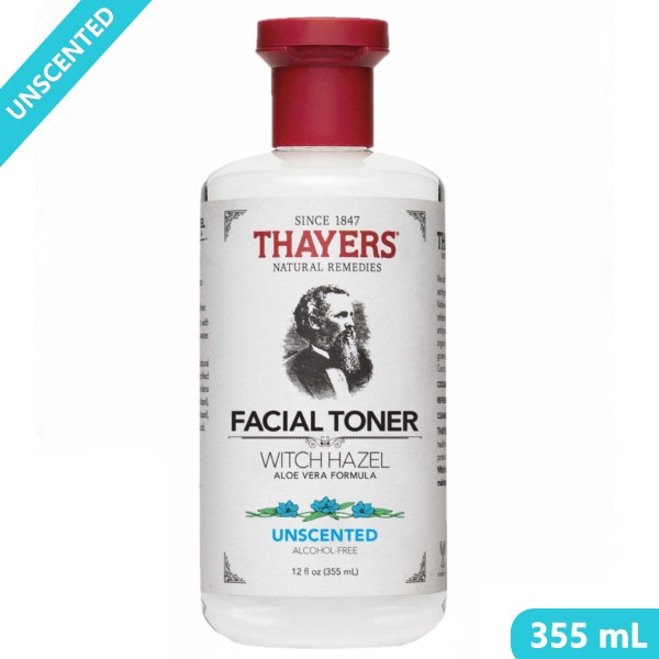 Thayers Alcohol Free Unscented Witch Hazel Facial Toner With Aloe Vera