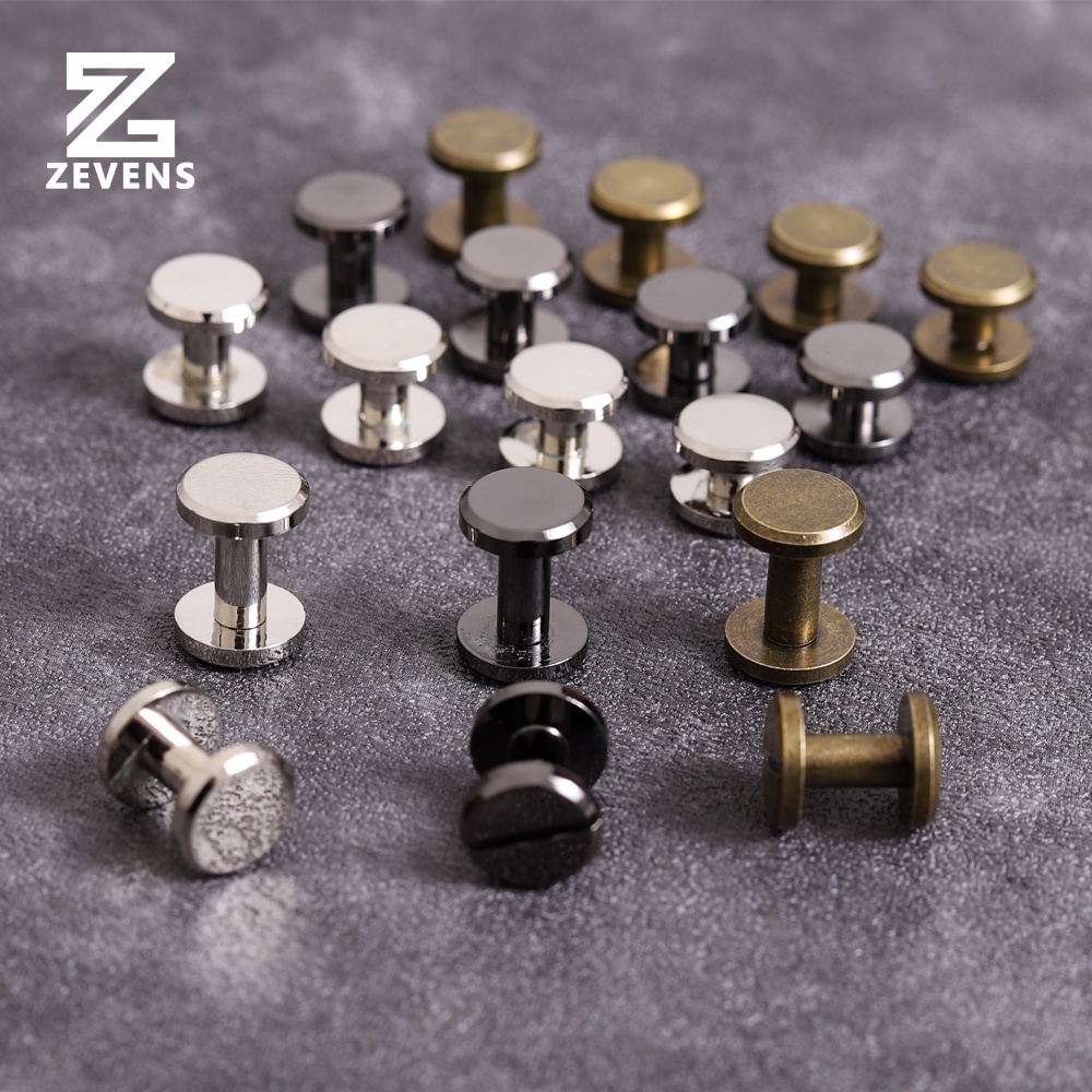 Multi-Color I-Shaped Nail Gun Color Silver Bronze Pure Copper Material Hanging Plating Craft Handmade Leather DIY Tool Hardware Accessories Belt Screw Fastener