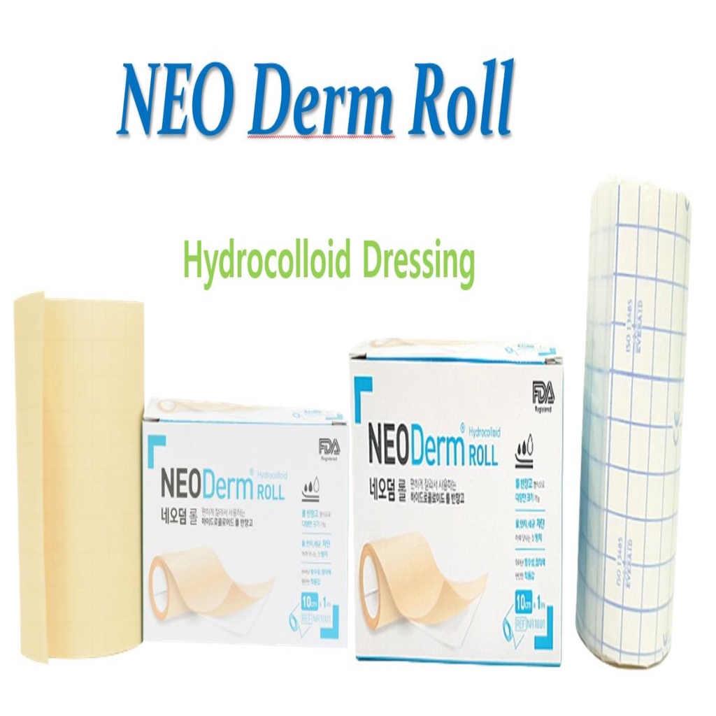 Neo Derm Roll Hydrocolloid Dressing Wound Treatment /NEODerm/otc