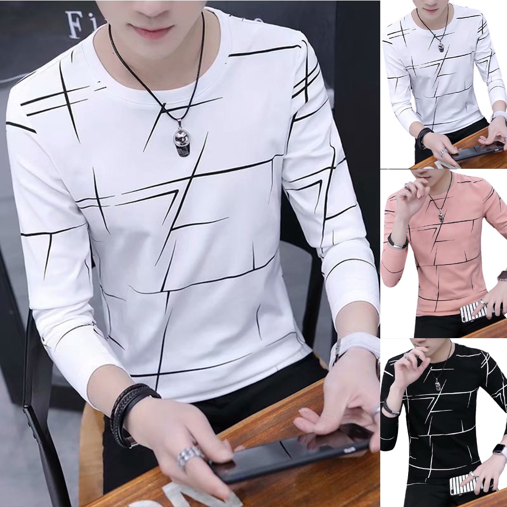 mens long sleeve dress t shirts