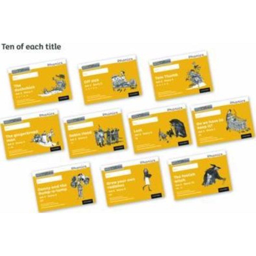 Read Write Inc. Phonics: Black and White Yellow Set 5 Storybooks Pack ...
