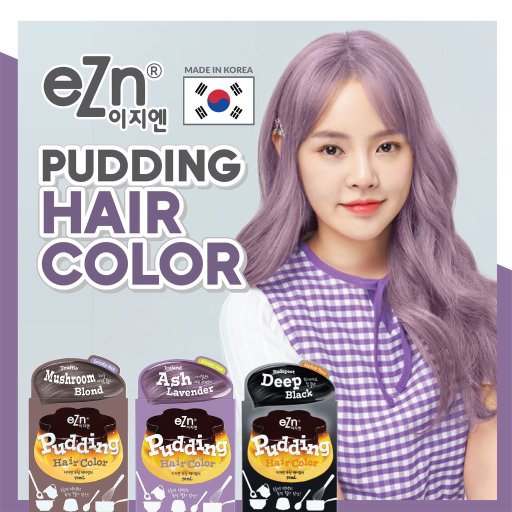 Dekorea eZn Pudding Hair Colour Hair Dye Colouring Easy DIY Made in