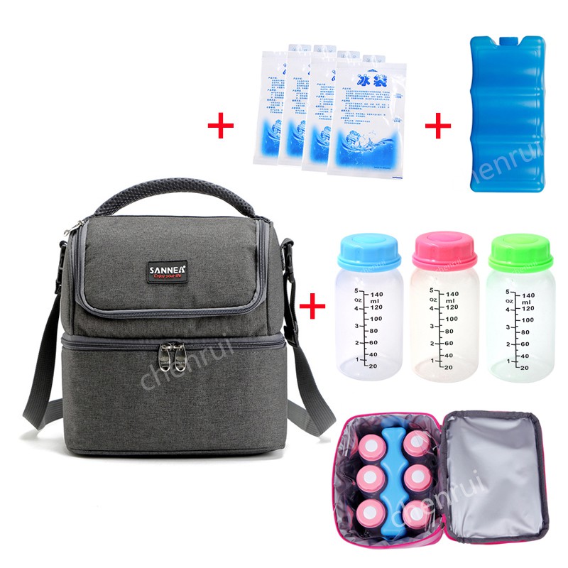 Breastmilk best sale cooler bag