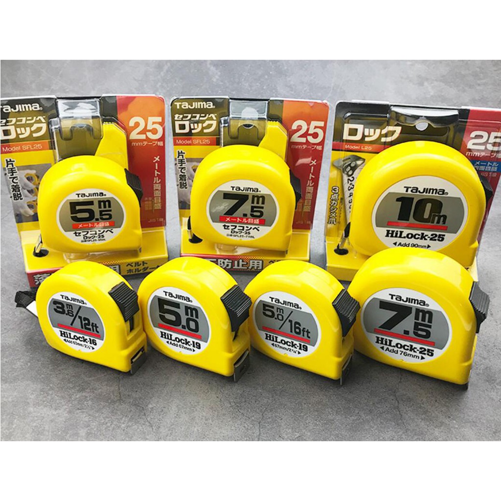 Japan TAJIMA tape measure 2M/3M/3.5M/3.6M/5M/5.5M/7.5M/10M metric scale
