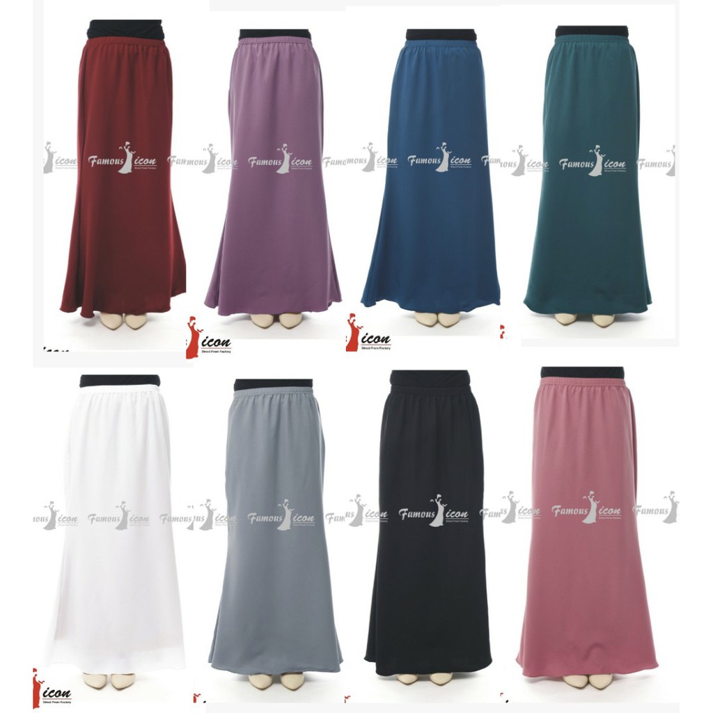 Elastic waist skirt on sale 5xl