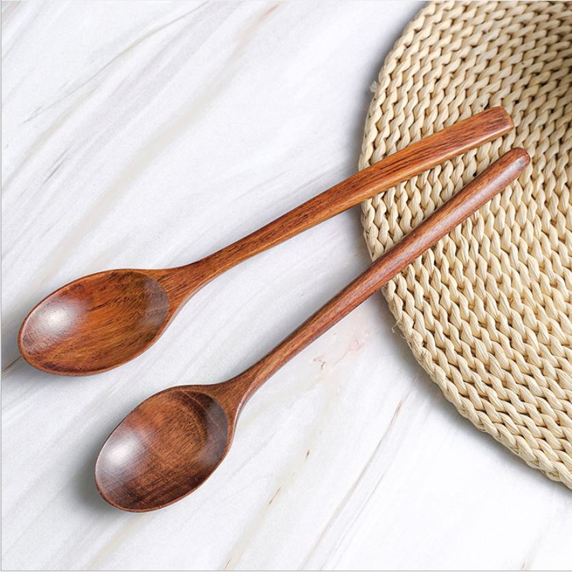 Simple Smooth Light weight Wooden Spoon | Shopee Singapore