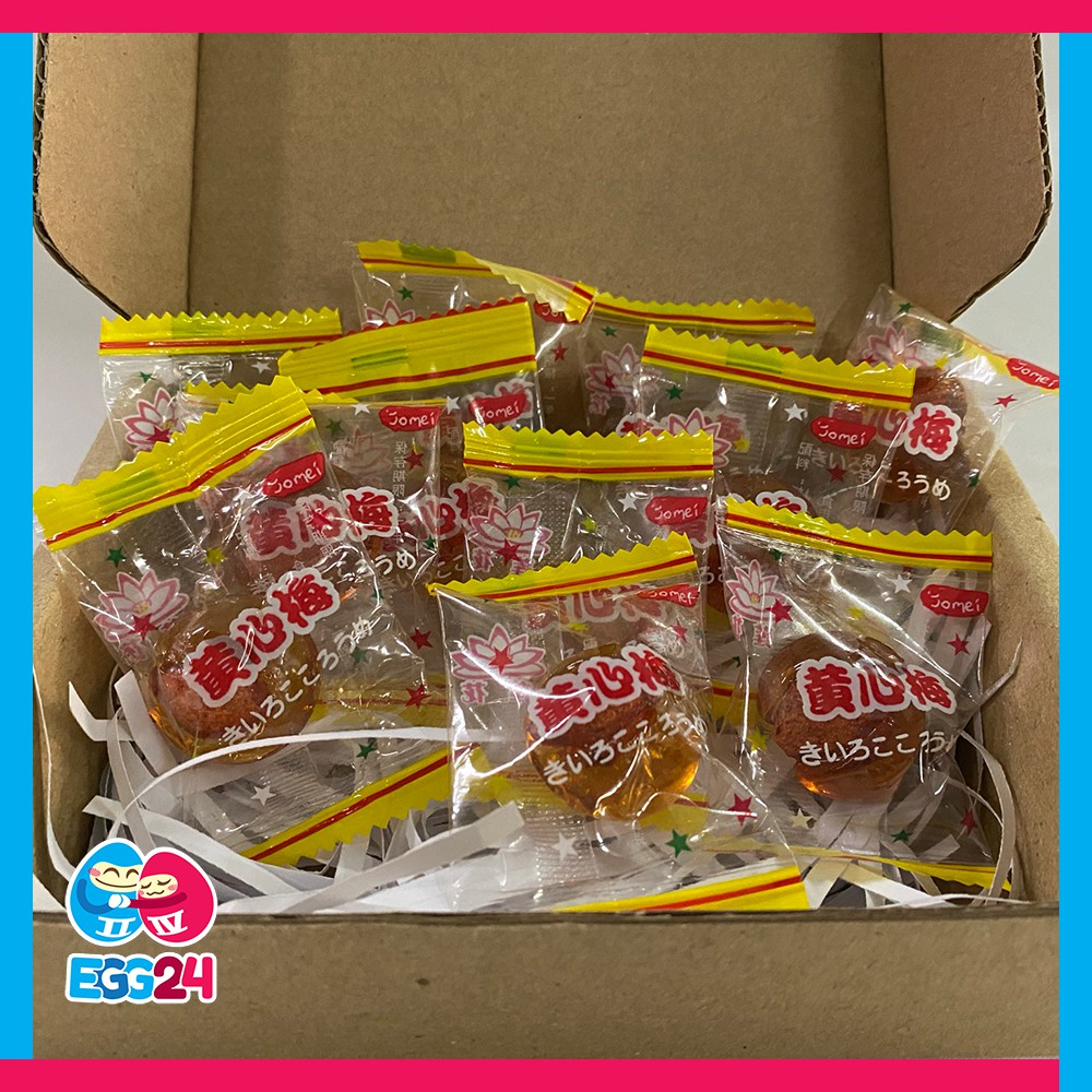 （ready Stock） Jomei Gula Asam Mei Red Plum Candy 梅心糖 5 15 30 50 100 Pcs Per Pack Shopee 