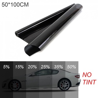 1 Roll 50cm X 3m 1/5/15/25/35 Percent VLT Window Tint Film Glass Sticker  Sun Shade Film for Car UV Protector foils Sticker Films