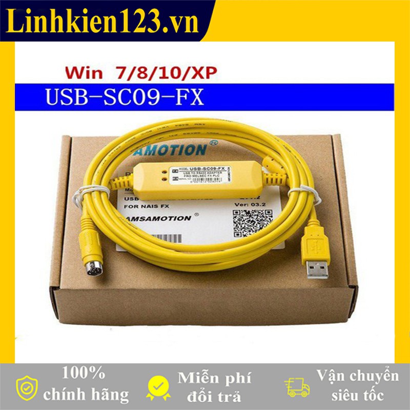 Usb Programming Cable SC09 FX For Mitsubishi FX PLC | Shopee Singapore