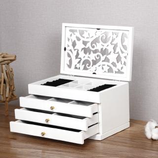 White wooden hot sale jewelry boxes