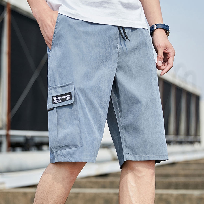 Men Shorts Casual Short Pants Men Sports Shorts Cropped Shorts Drawstring Shorts Men's Clothing