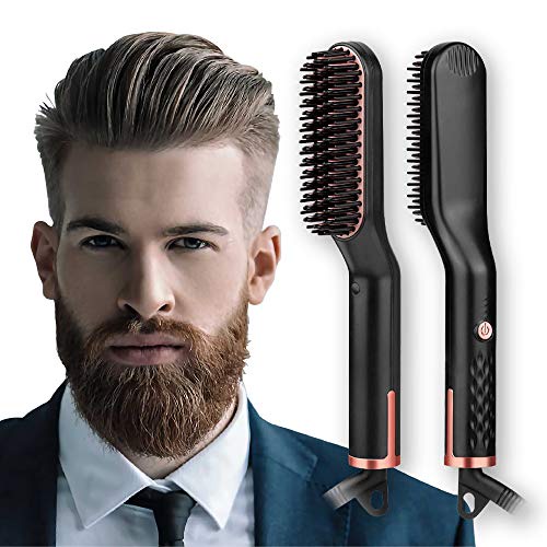 Electric beard 2025 straightener brush