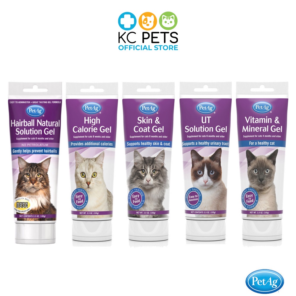 PetAg Supplement For Cats Skin and Coat, Hairball, Urinary, High
