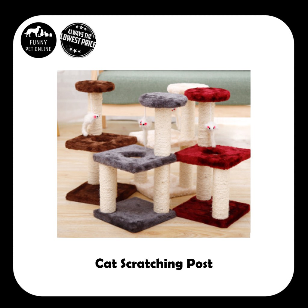 Pet Kitten And Cat Scratching Post Toys Tree CAT KITTEN TOY | Shopee ...