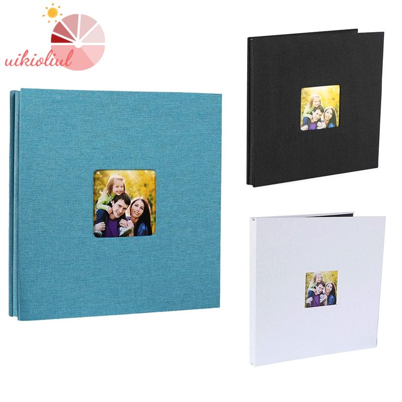 Photo Album Self Adhesive Scrapbook for Wedding/Family/Lovers Linen ...