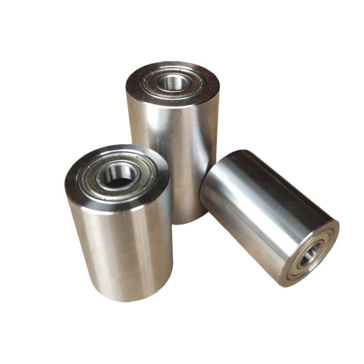 Idler Double Bearing Roller Deflection Adjusting Wheel Belt Sander Iron ...