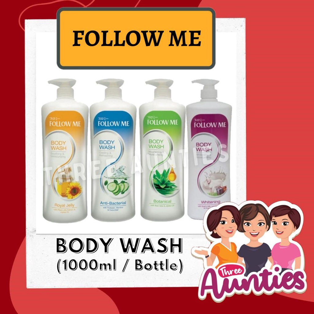 Follow Me Body Wash 1000ml | Shopee Singapore