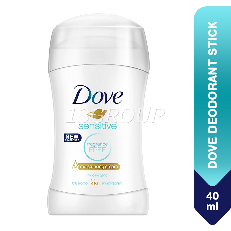 Dove Sensitive Deodorant Stick Anti Perspirant With Moisturising Cream