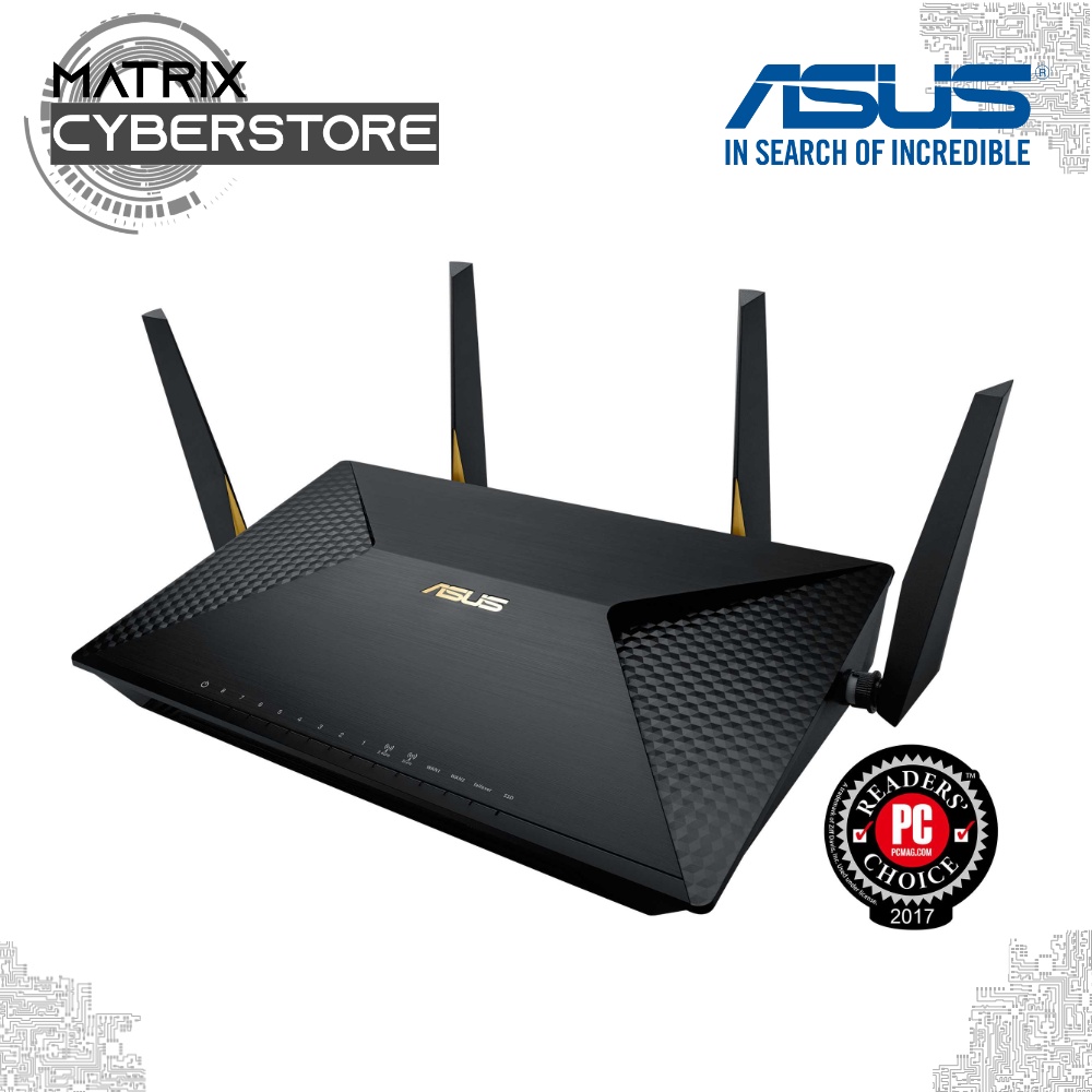 ASUS BRT-AC828 AC2600 Dual-WAN VPN Wi-Fi Business Commercial Router ...
