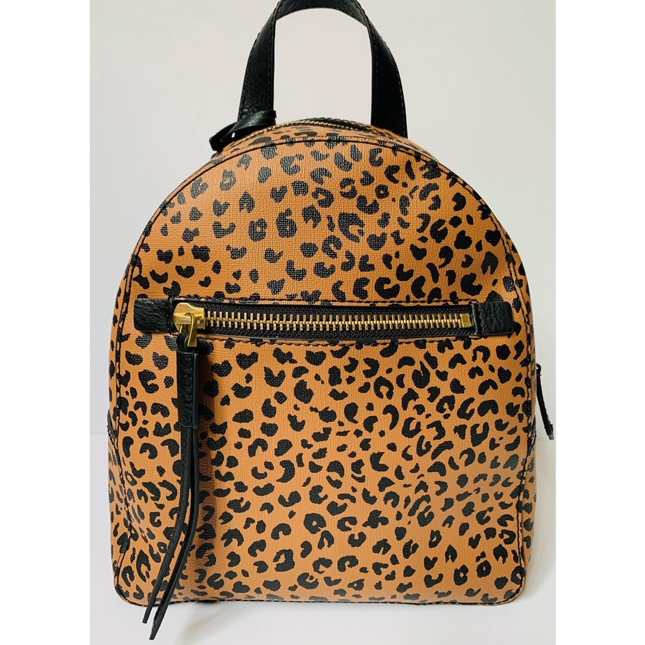 Fossil leopard print discount bag