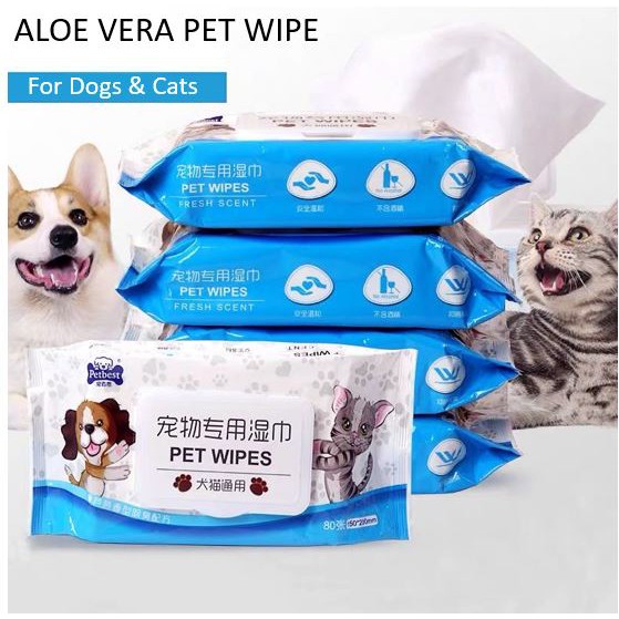 Wet wipes hot sale for puppies