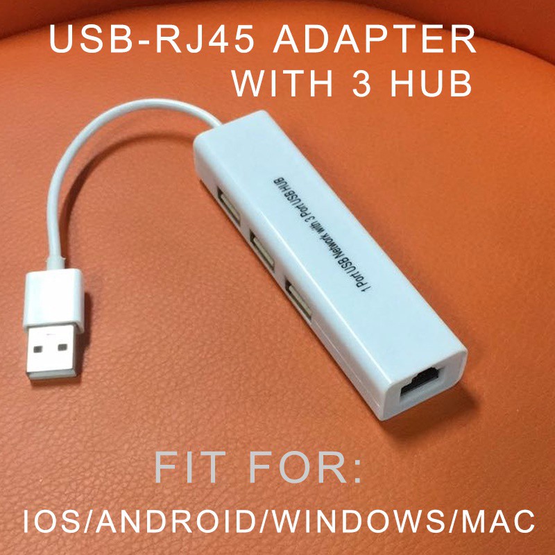💎 READY STOCK💎USB-RJ45+3HUB USB-RJ45 Adapter | Shopee Singapore