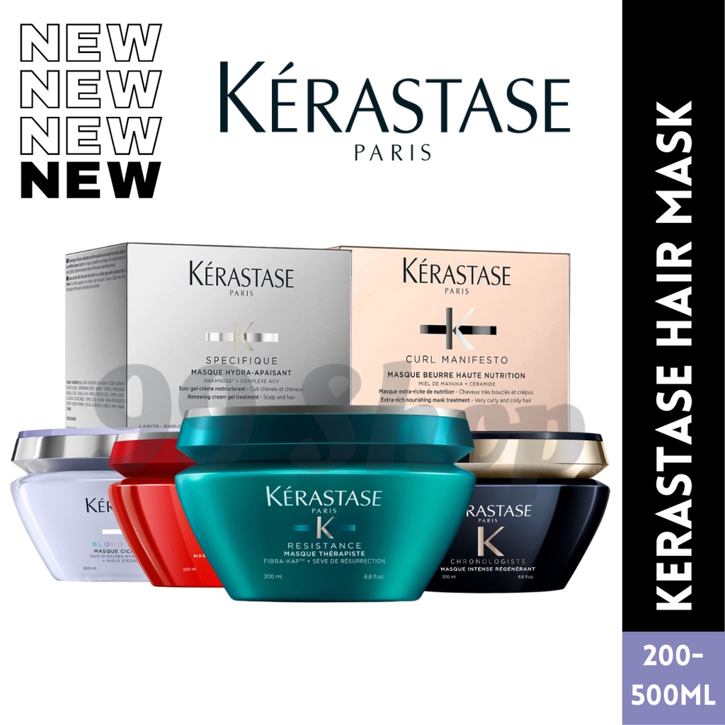 Kerastase Hair Mask Therapeutic Masque 200ml / 250ml / 500ml Shopee