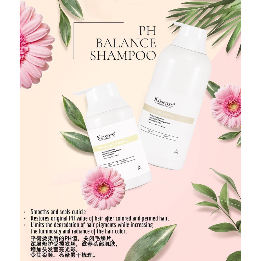 New Kosenze PH Balance Shampoo ( 300ml / 1000ml) | Shopee Singapore