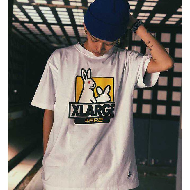 FR2 X XLarge Fxxk Icon joint name rabbit men and women with the