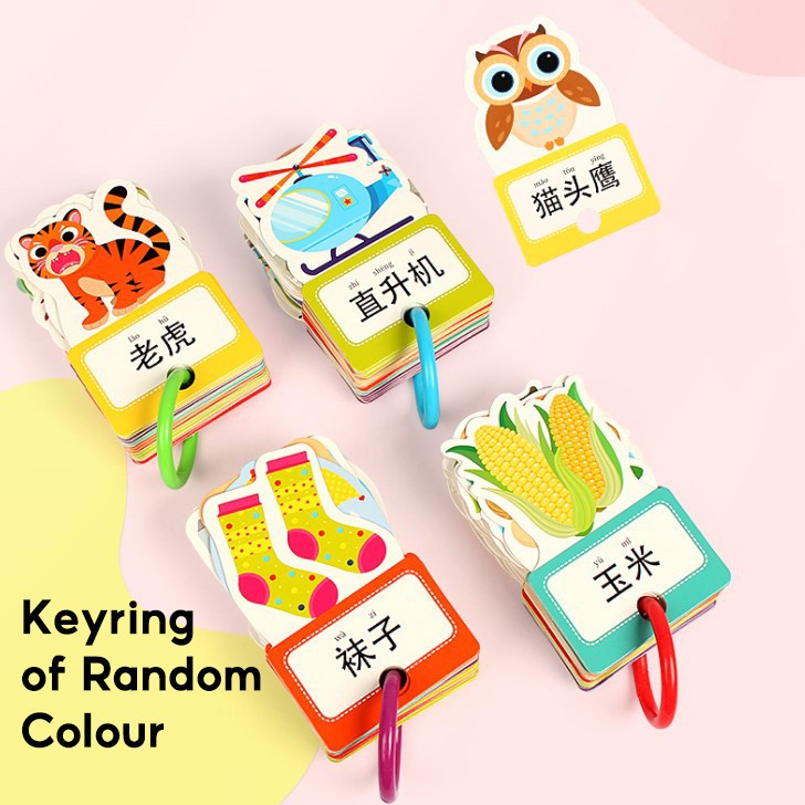 Bilingual Flash Cards Hanyupinyin Flash Cards Chinese Flash Cards Baby Fash Cards