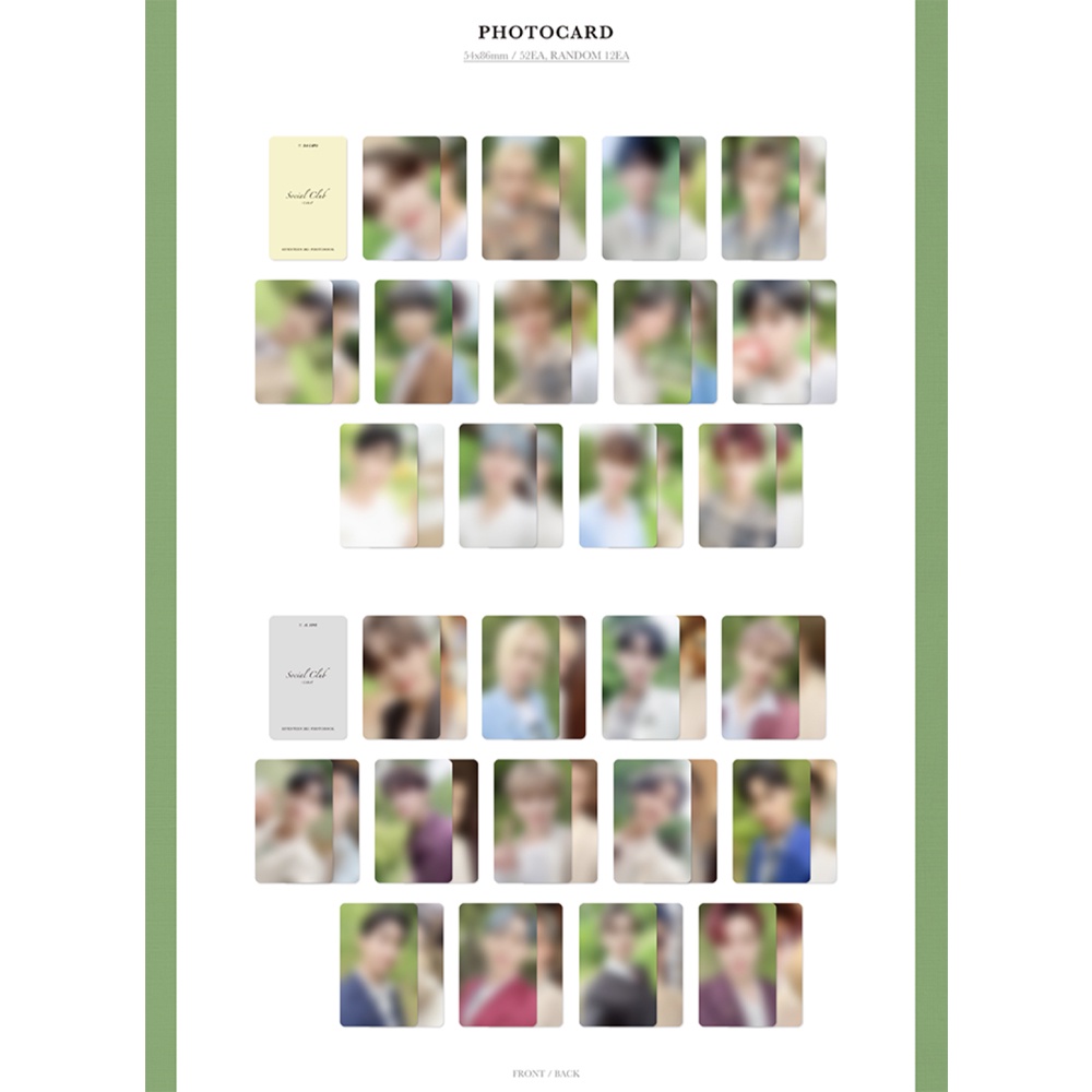 SEVENTEEN - PHOTOBOOK [SOCIAL CLUB : CARAT] | Shopee Singapore