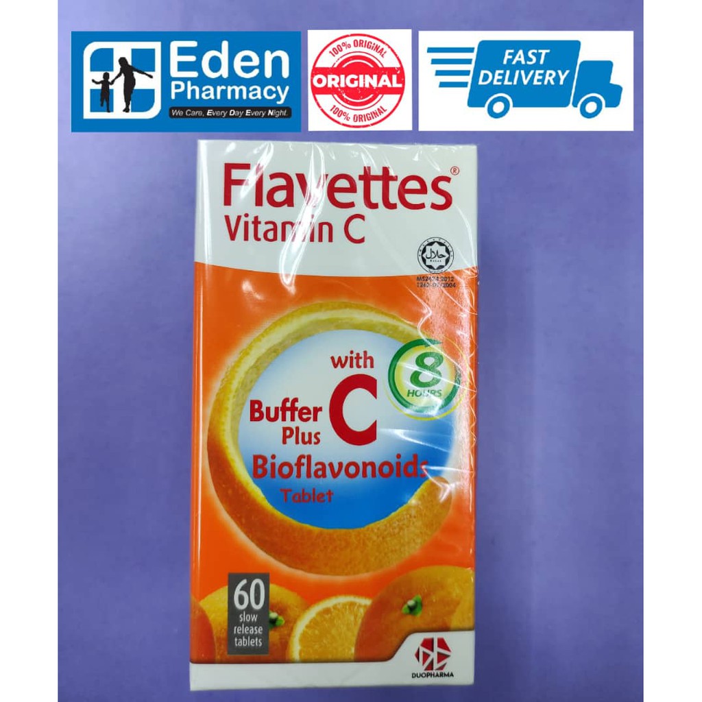 Flavettes Vitamin C with Buffer C Plus Bioflavonoids Tablet ( 1 x 60's ...