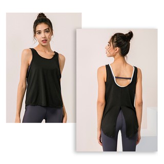 Women's Workout Running Tank Top Soft Loose Fit Yoga Shirt Muscle