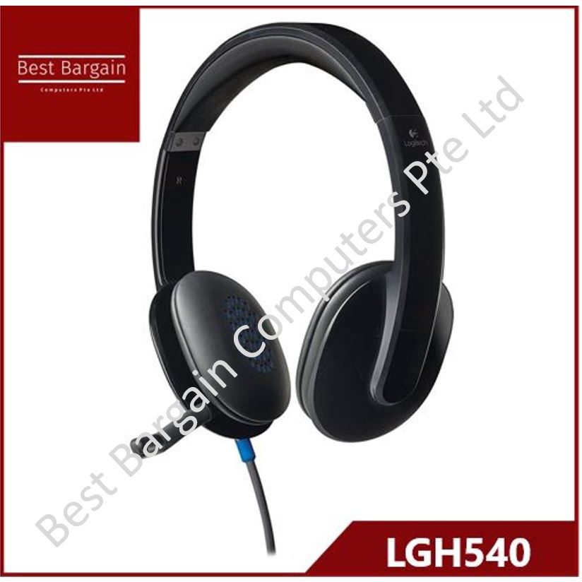 Best Bargain Logitech USB Headset H540 BLACK Shopee Singapore
