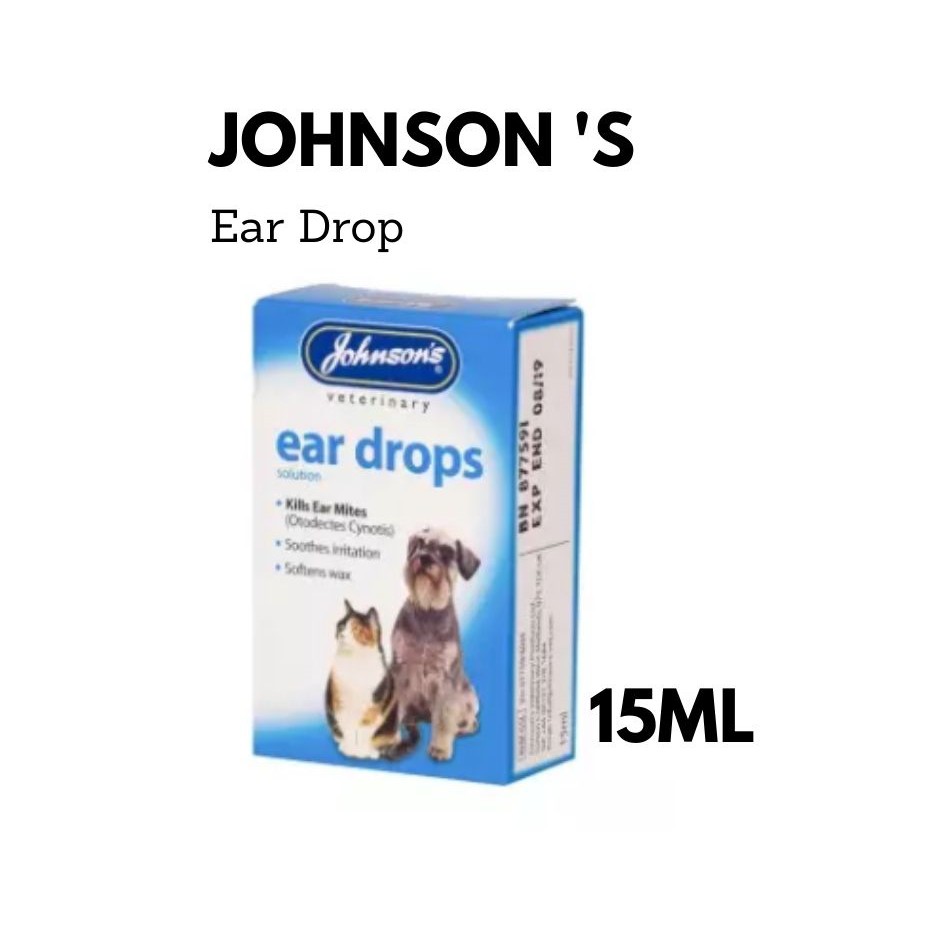 Johnsons ear hotsell drops for dogs